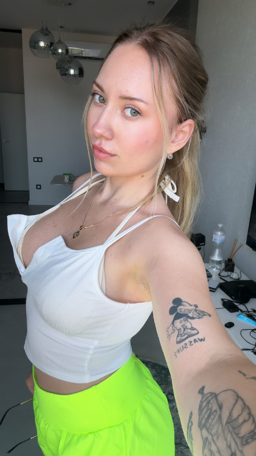 KateV in her underwear in Eskisehir