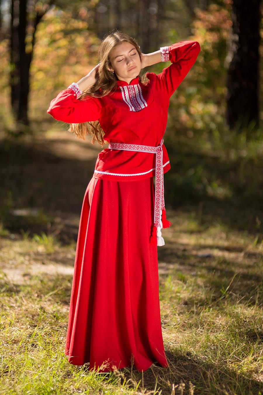 Underwear Women in Slavic costumes in Eskisehir